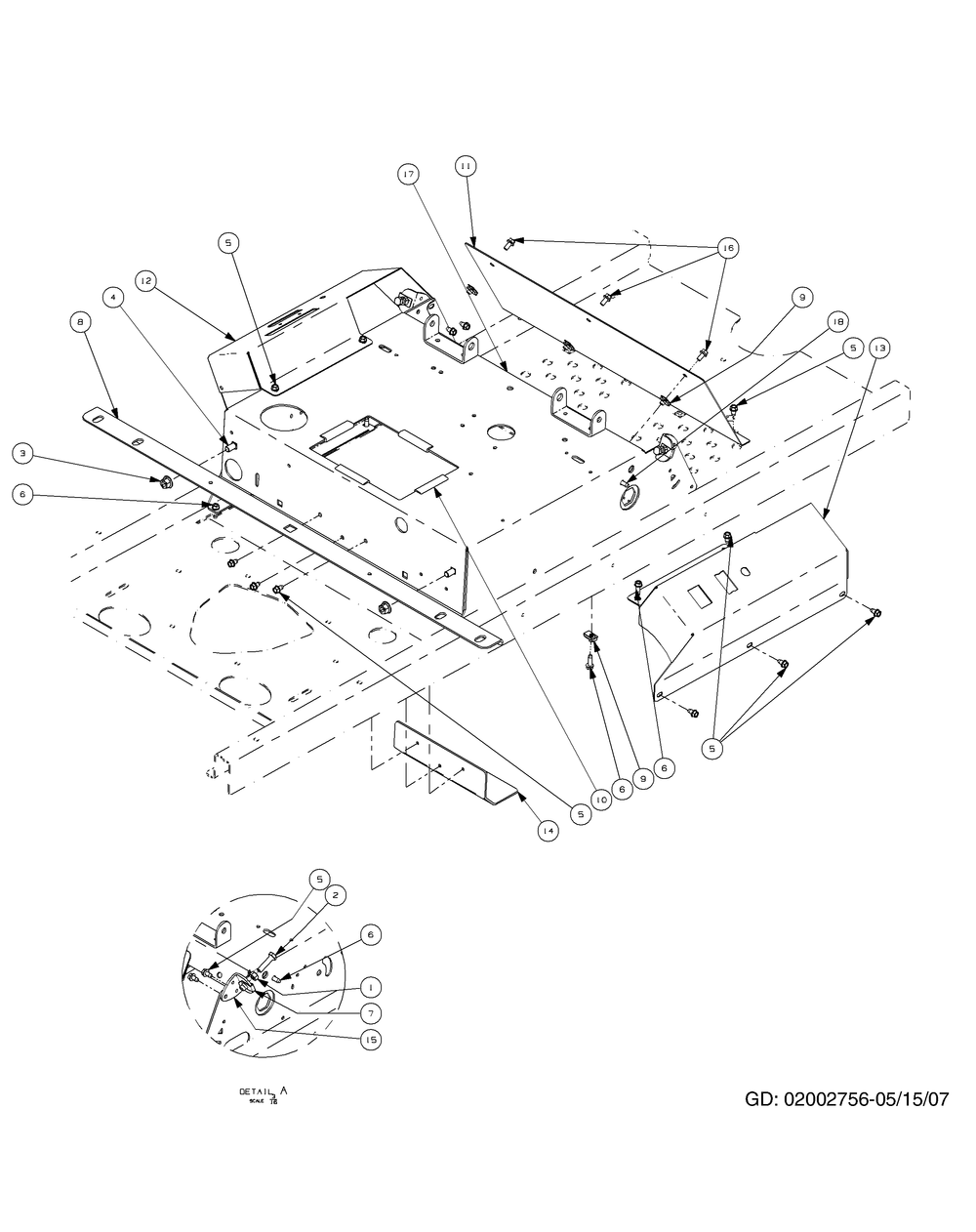 Control Assembly Diagram and Parts List for Z-FORCE44 17AH3AGL-17AH3AGL709-17AH3AGL710 Cub Cadet Lawn Tractor